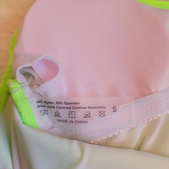 2/$20 NWOT Neon One Piece Swim Suit S - Picture 7 of 8
